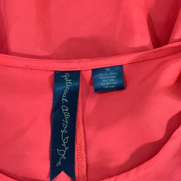 Petticoat Alley Dress Fun & Flirty Sateen Poly Red XS - Picture 5 of 9